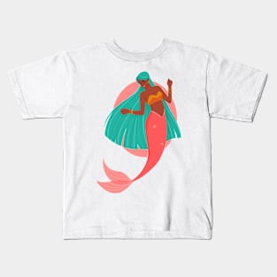 Indian Mermaid Kids T-Shirt